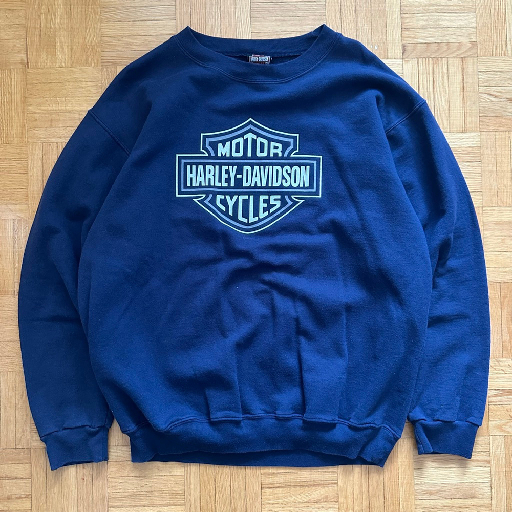 Vintage Harley Davidson Savanah Georgia crewneck sweatshirt Size Large
